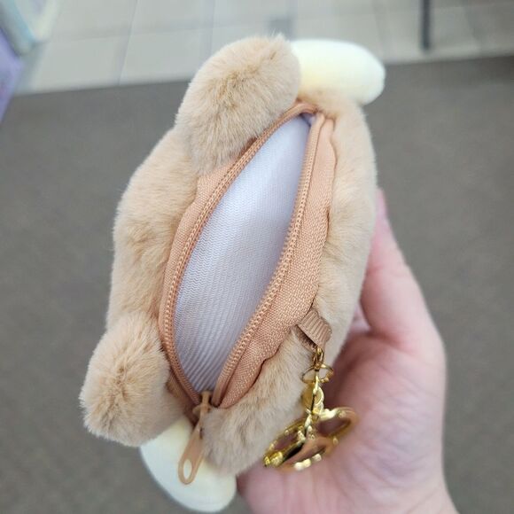 Brand New Pompompurin Brown & Yellow Pouch Bag Keychain - Picture 6 of 7